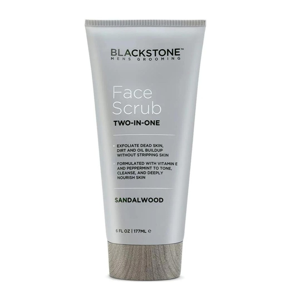 Blackstone Men's Shave Gel + Face Scrub Vitamin E‎ 6.7 oz